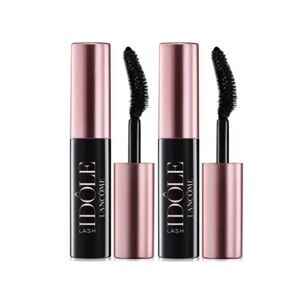 💋NIB💋 2 Deluxe Travel sized Lancôme Idole Mascaras in Black BRAND NEW!!